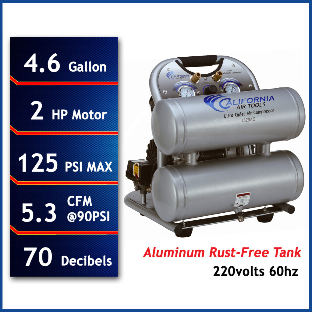CALIFORNIA AIR TOOLS 4620AC-22060 Powerful 2.0 Hp Ultra Quiet