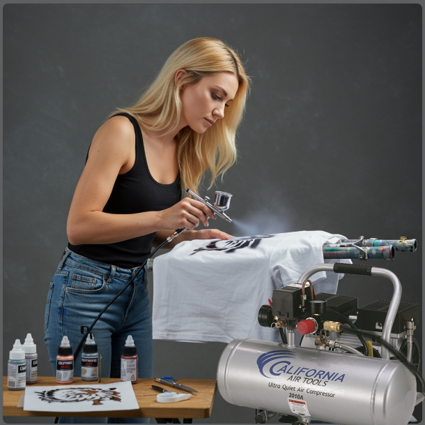CALIFORNIA AIR TOOLS 2010A Ultra Quiet, Oil-Free, 1.0 Hp 2 Gallon Air Compressor (4-Pack Bundle) - Image 17